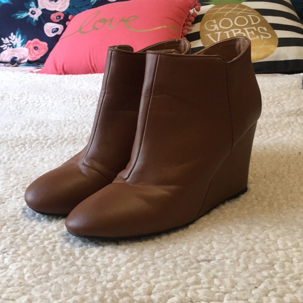 Faux Leather Booties